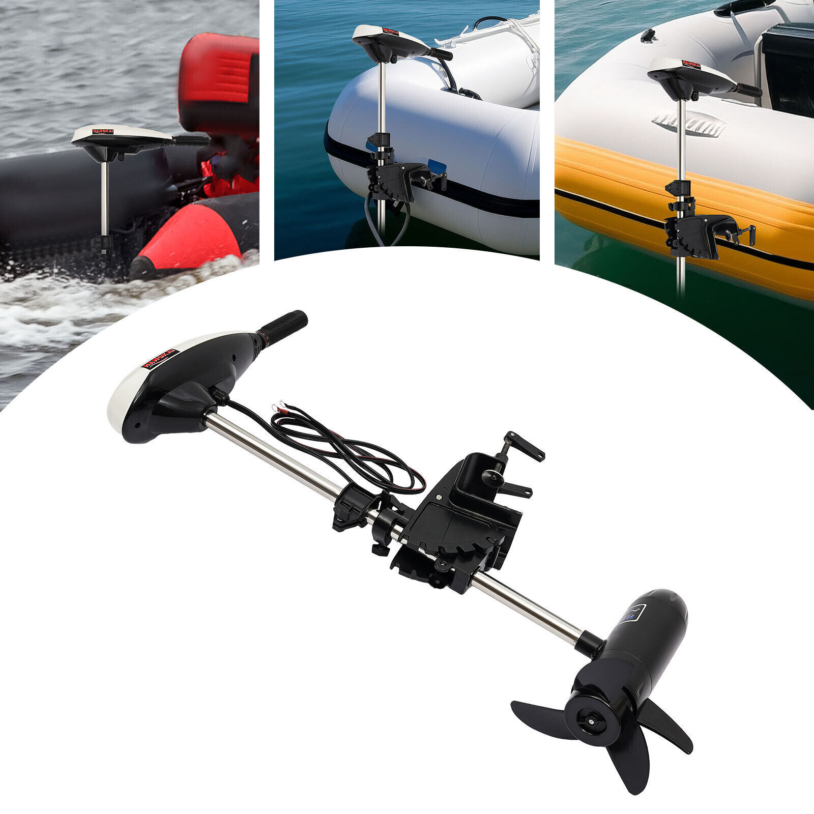 Motor Tempel Listrik 12V 65LBS - Fishing Kayak Trolling Motor ulasan dan harga